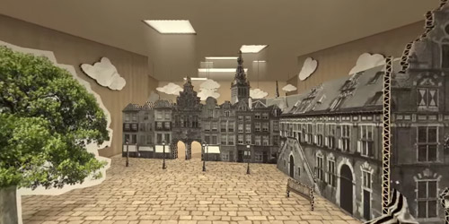 Popup VR animatie met karton door De Animatier