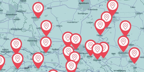 Interactieve kaart Gelderland
