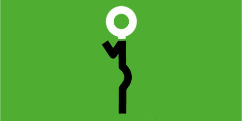 Logo animatie poppetje laten bewegen